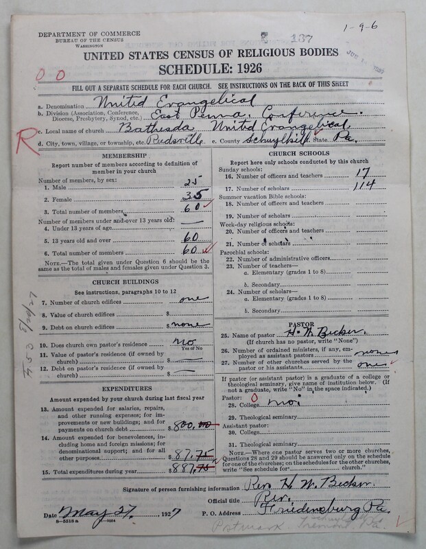 Scan of Evangelical Congregational Church: 137