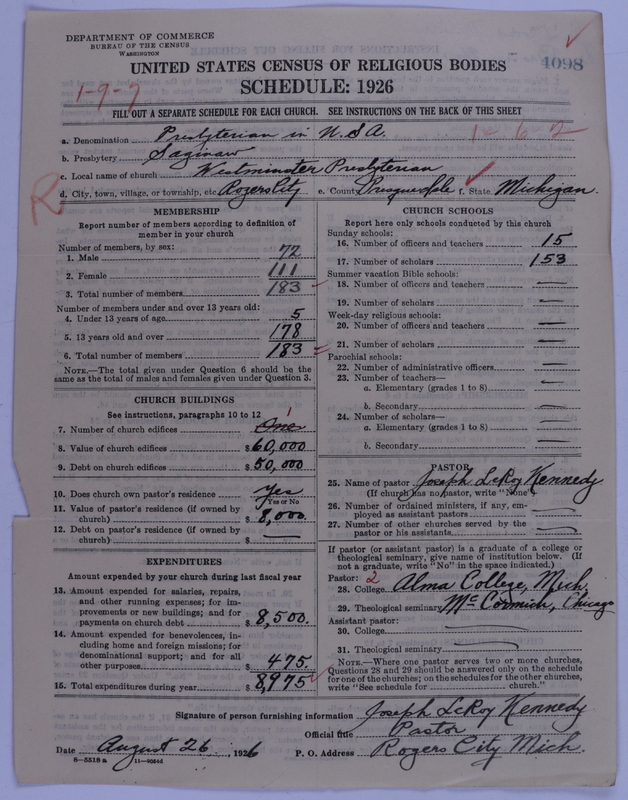 Scan of Presbyterian Church in the United States of America: 4098