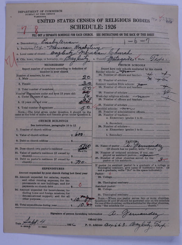 Scan of Presbyterian Church in the United States: 3330