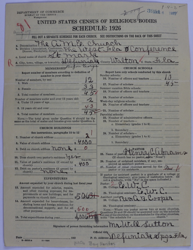 Scan of African Methodist Episcopal Church: 3951