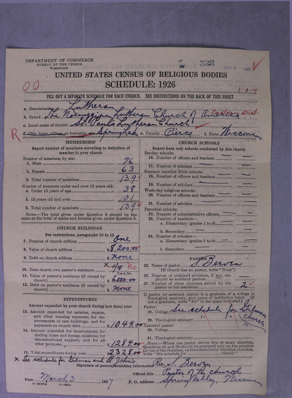 Scan of Norwegian Lutheran Church of America: 322