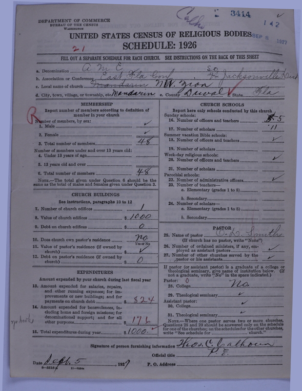 Scan of African Methodist Episcopal Church: 3414