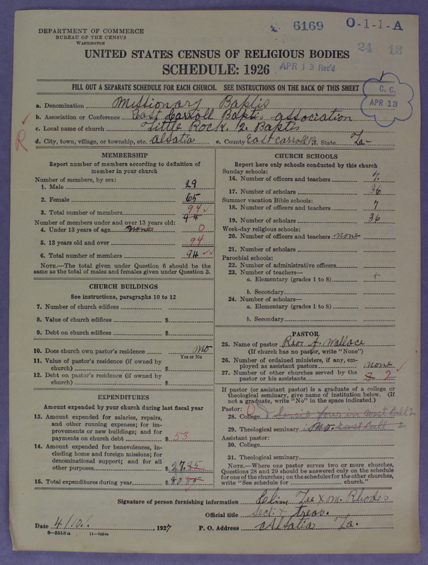 Scan of Negro Baptists: 6169