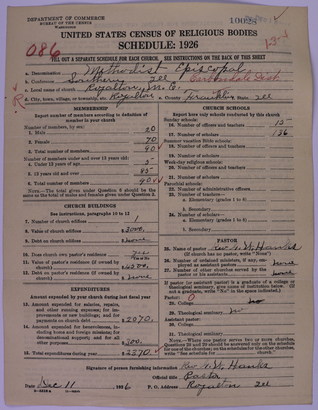 Scan of Methodist Episcopal Church: 10028