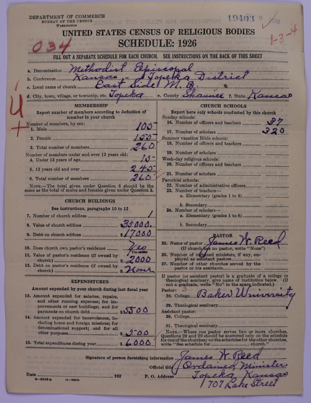 Scan of Methodist Episcopal Church: 19403