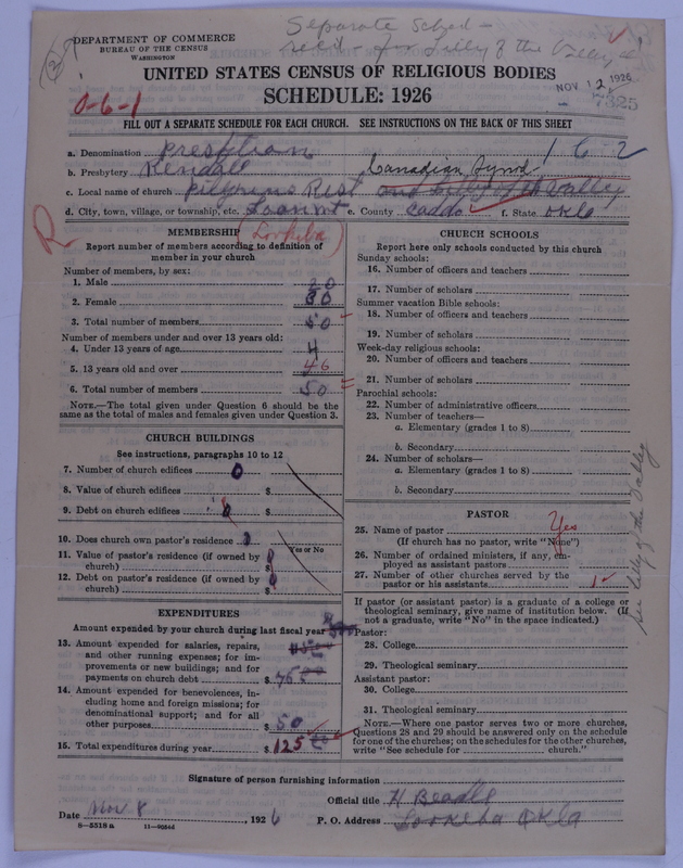 Scan of Presbyterian Church in the United States of America: 7325