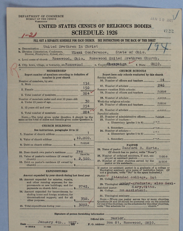 Scan of Church of the United Brethren in Christ: 622