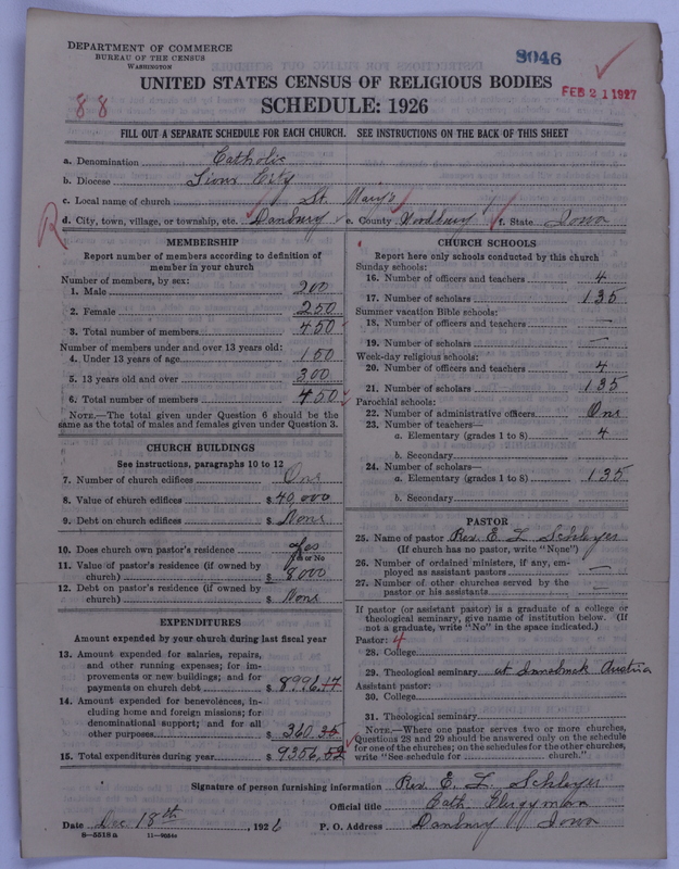 Scan of Roman Catholic Church: 8046