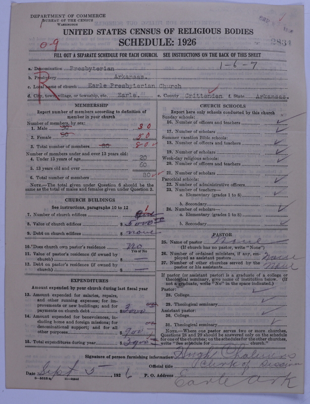 Scan of Presbyterian Church in the United States: 2834