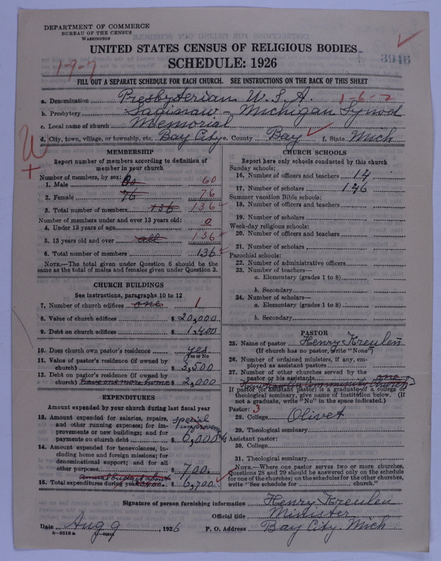 Scan of Presbyterian Church in the United States of America: 3946