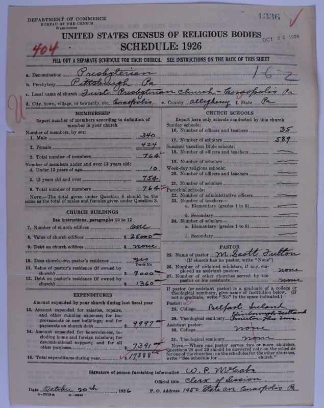 Scan of Presbyterian Church in the United States of America: 1336