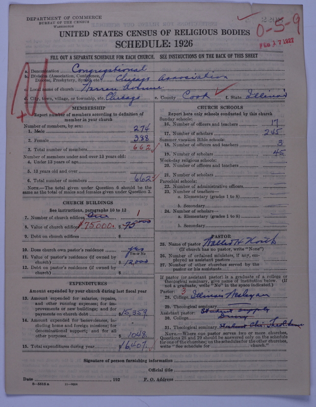 Scan of Congregational Churches: 2208