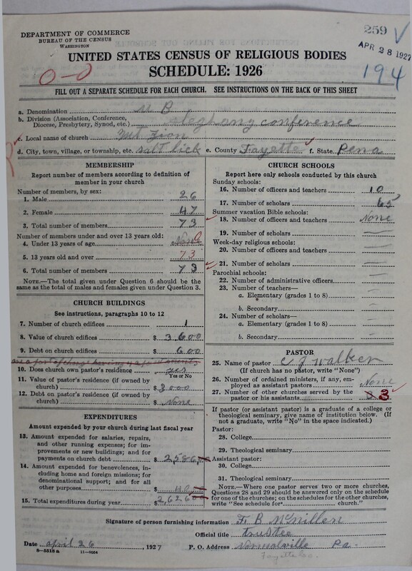 Scan of Church of the United Brethren in Christ: 259