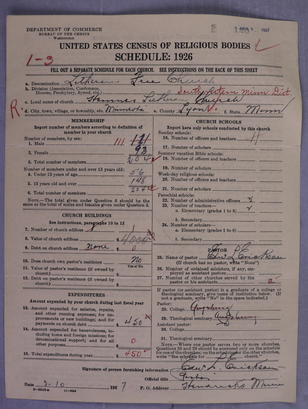 Scan of Lutheran Free Church: 120
