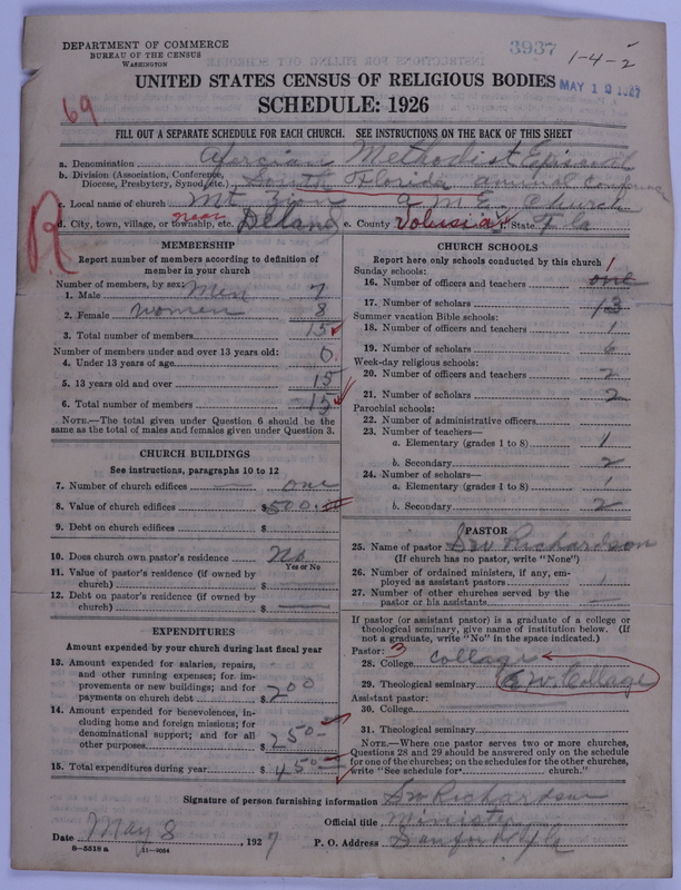 Scan of African Methodist Episcopal Church: 3937