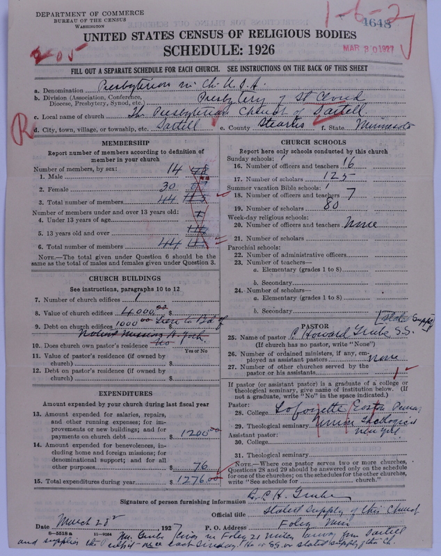 Scan of Presbyterian Church in the United States of America: 4648