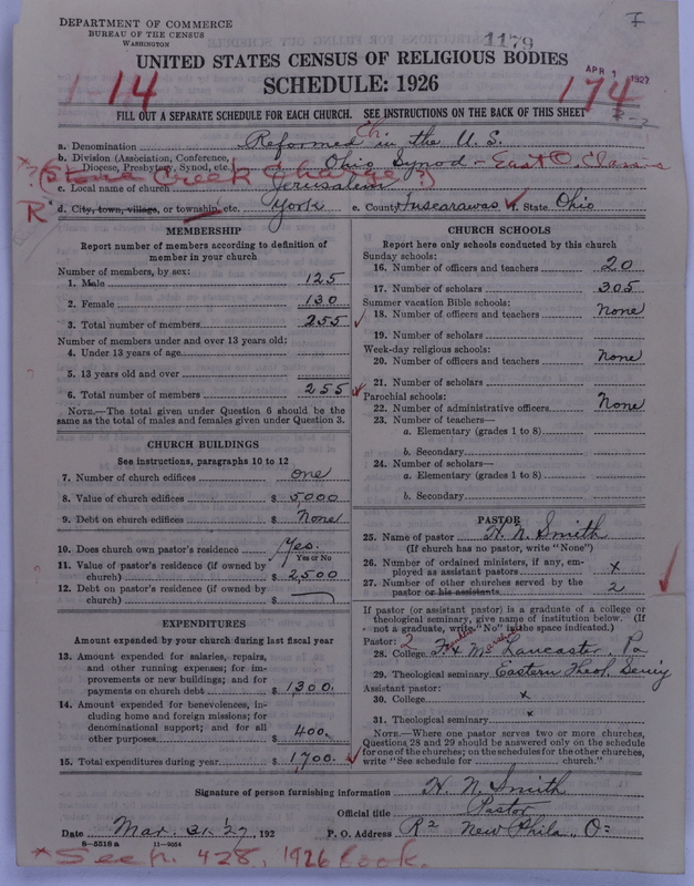 Scan of Reformed Church in the United States: 1179