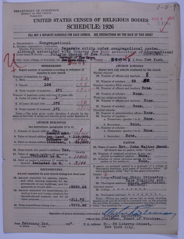 Scan of Congregational Churches: 1496