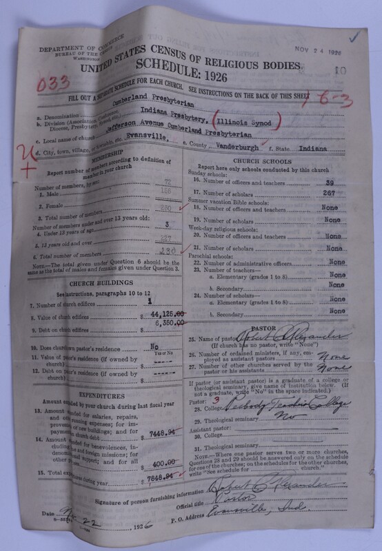Scan of Cumberland Presbyterian Church: 10