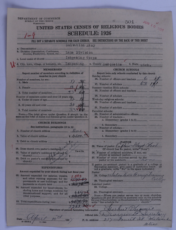 Scan of Salvation Army: 501