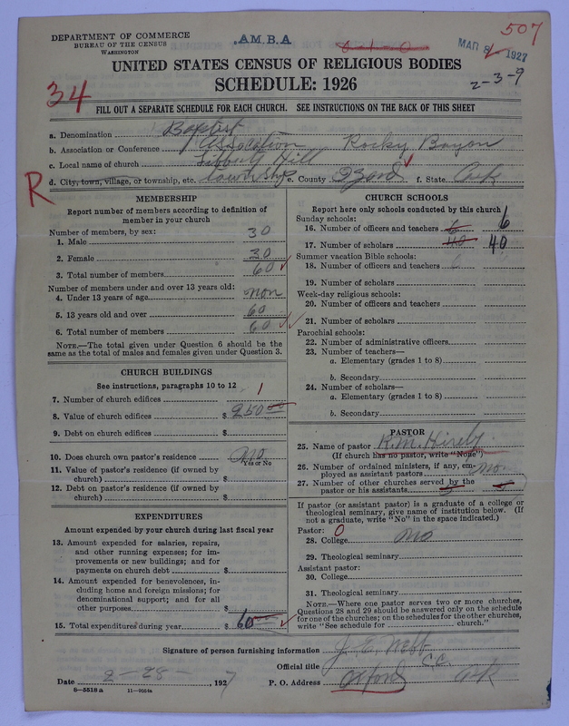 Scan of Landmark Baptist of America: 507