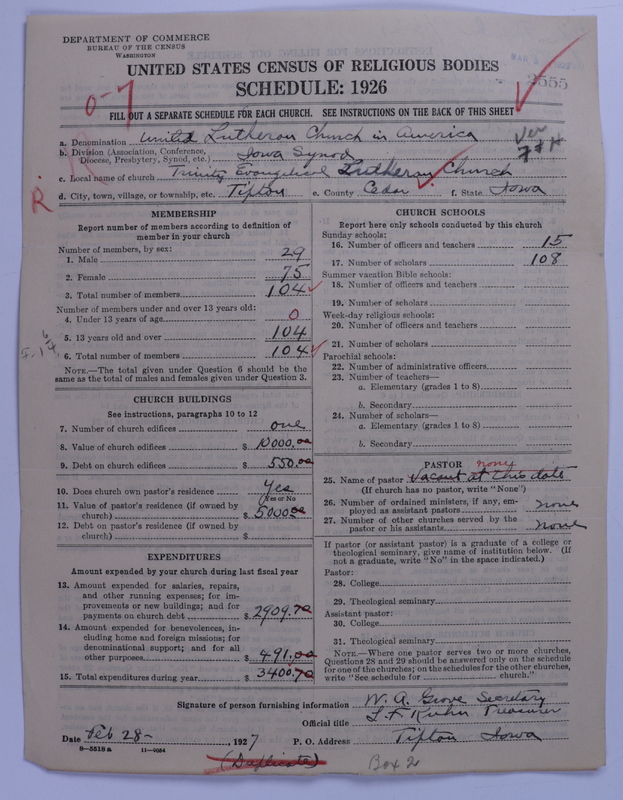 Scan of United Lutheran Church in America: 2555