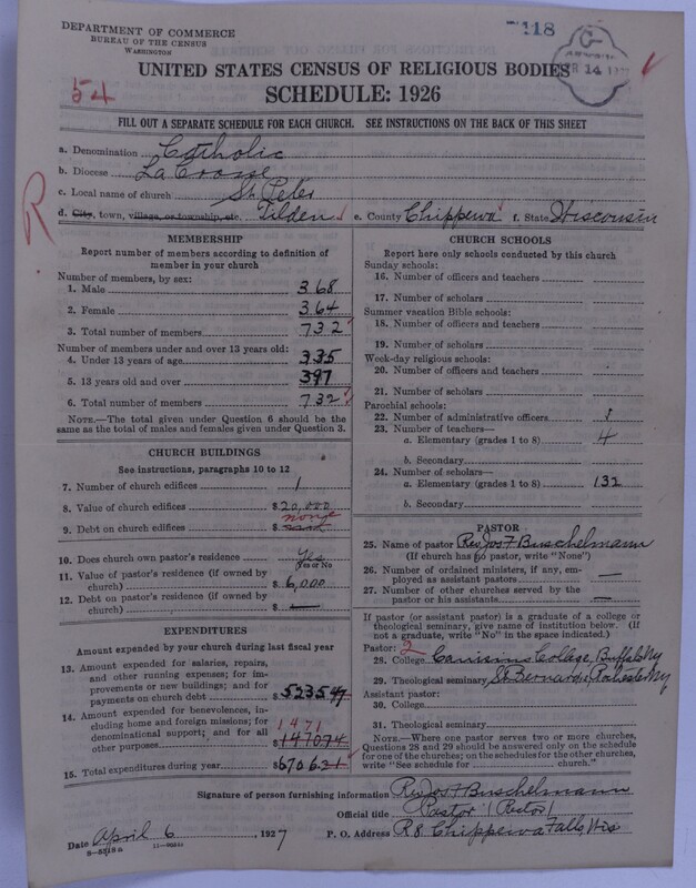 Scan of Roman Catholic Church: 7418