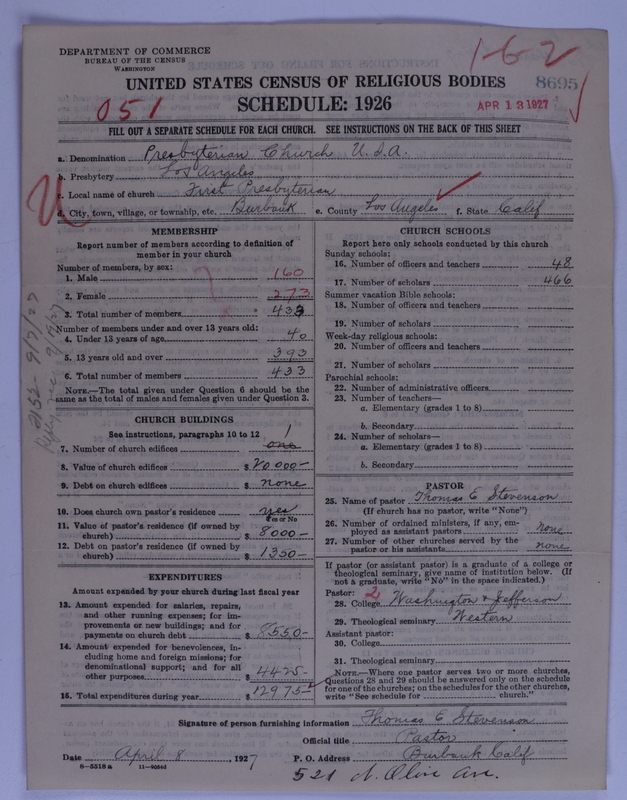 Scan of Presbyterian Church in the United States of America: 8695