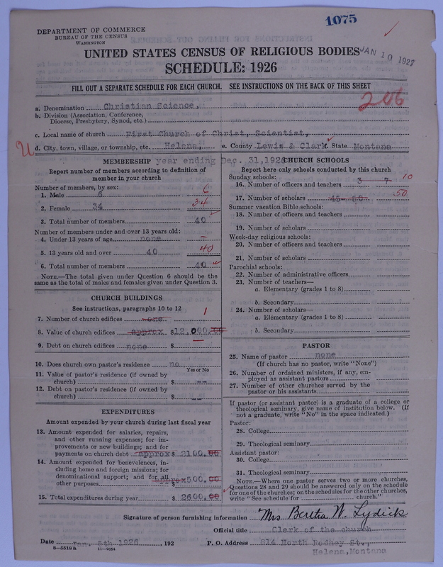 Scan of Church of Christ, Scientist: 1075
