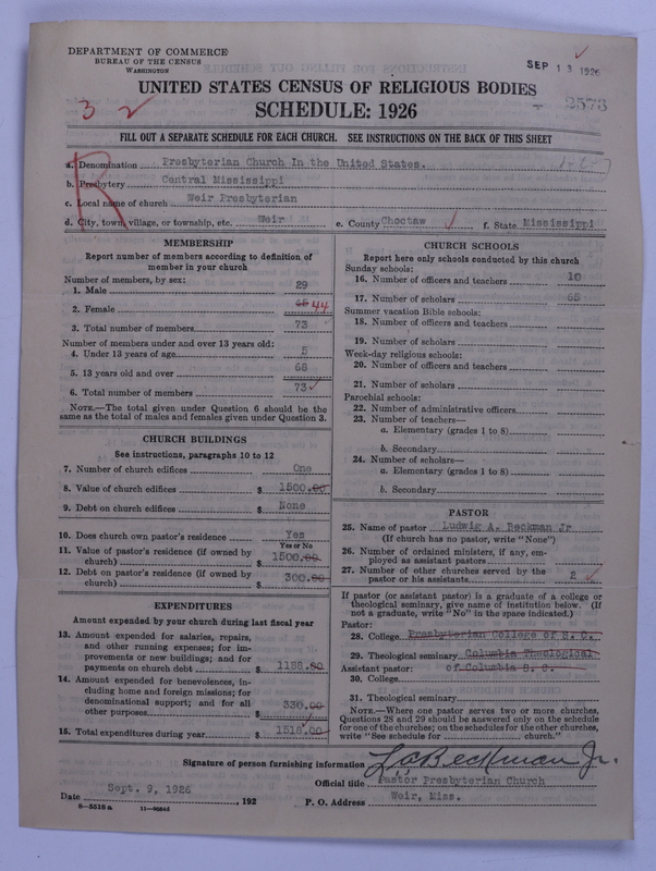 Scan of Presbyterian Church in the United States: 2573