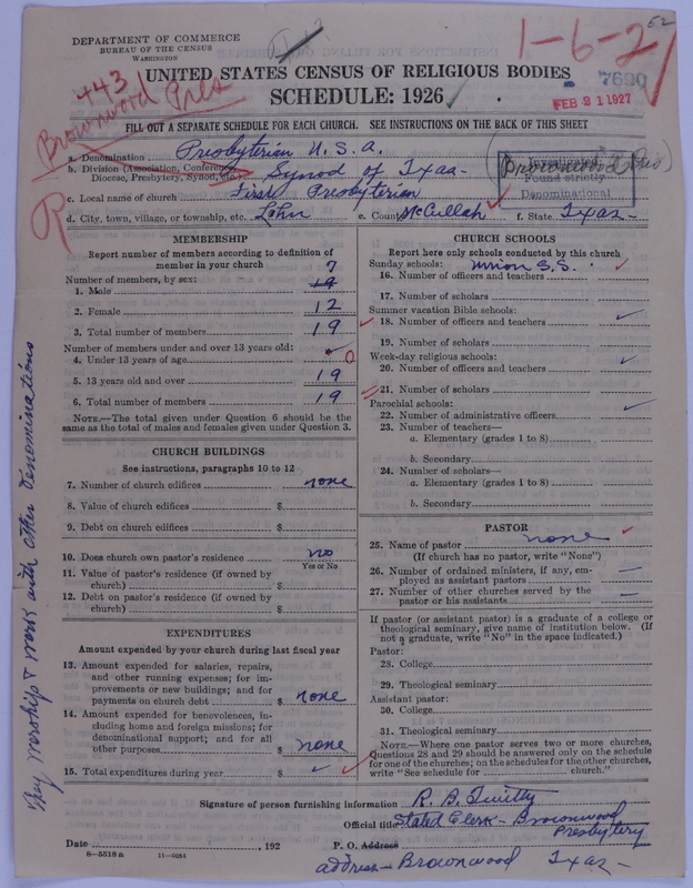 Scan of Presbyterian Church in the United States of America: 7690