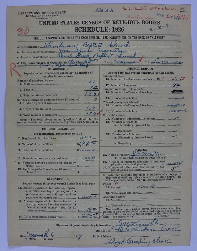 Scan of Landmark Baptist of America: 444