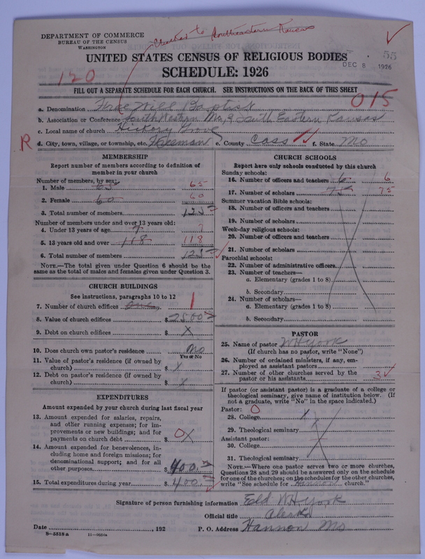 Scan of Free Will Baptists: 55