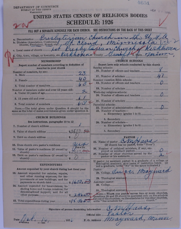 Scan of Presbyterian Church in the United States of America: 4651
