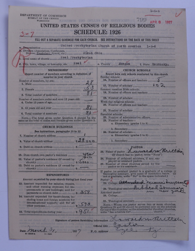 Scan of United Presbyterian Church of North America: 799