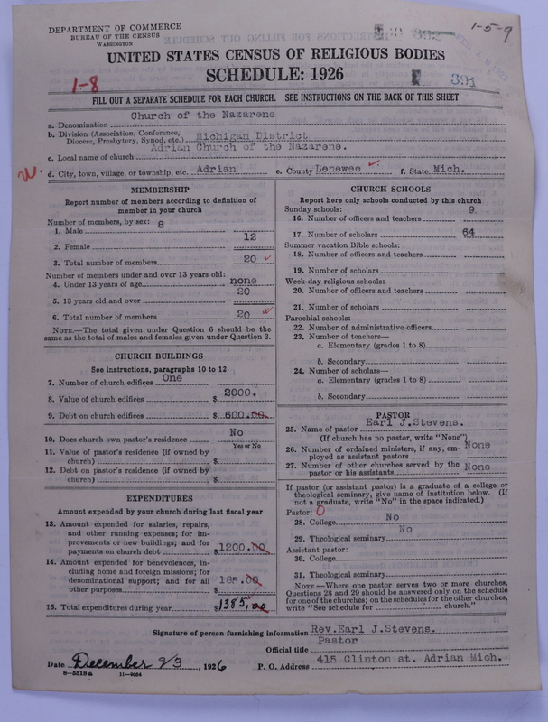 Scan of Church of the Nazarene: 391