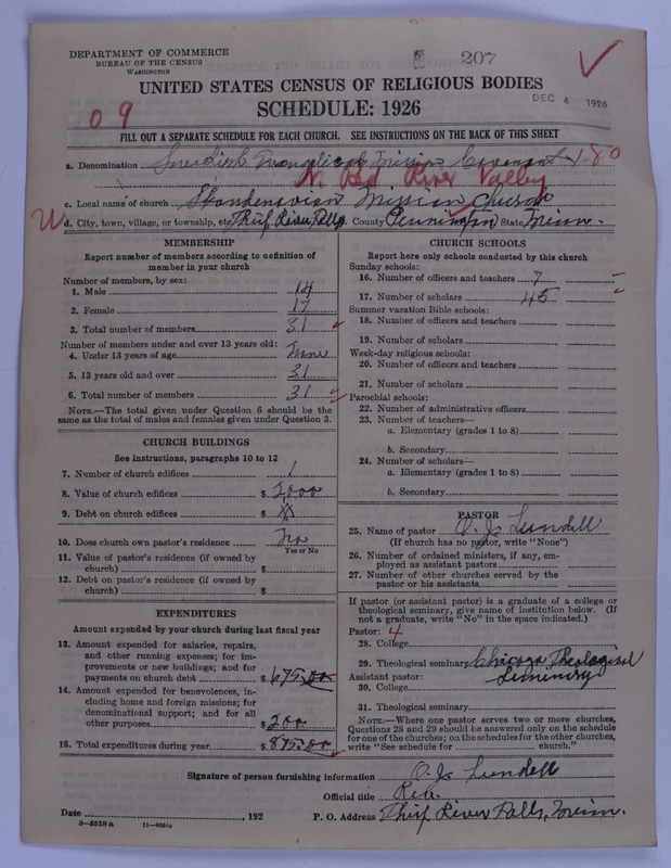 Scan of Swedish Evangelical Mission Covenant of America: 207