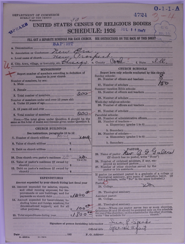 Scan of Negro Baptists: 4724
