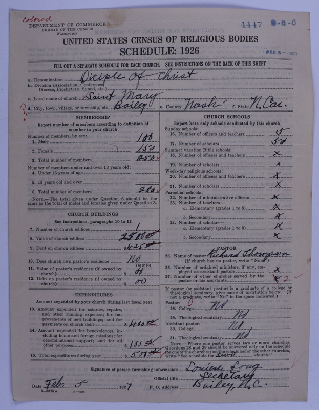 Scan of Disciples of Christ: 4447