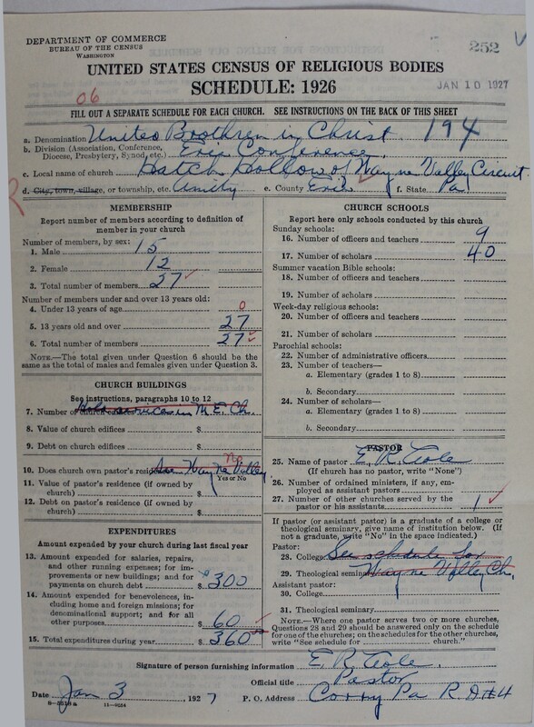 Scan of Church of the United Brethren in Christ: 252