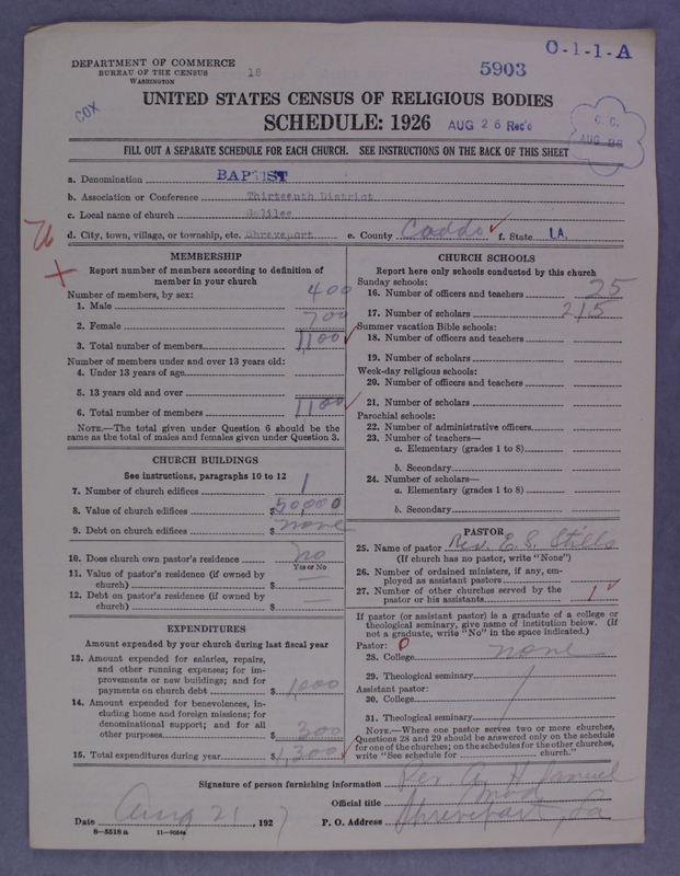 Scan of Negro Baptists: 5903