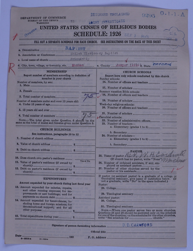 Scan of Negro Baptists: 9295