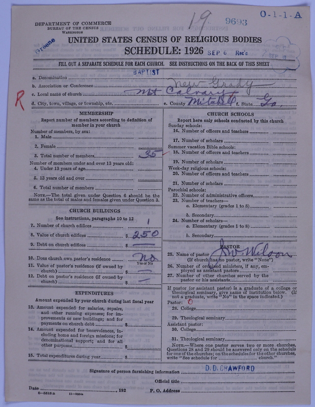 Scan of Negro Baptists: 9693