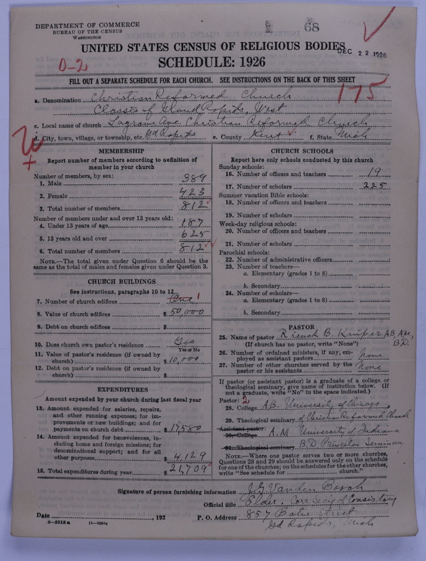 Scan of Christian Reformed Church: 68