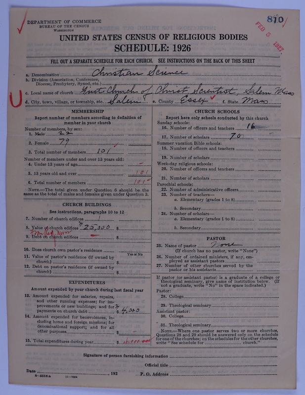 Scan of Church of Christ, Scientist: 810