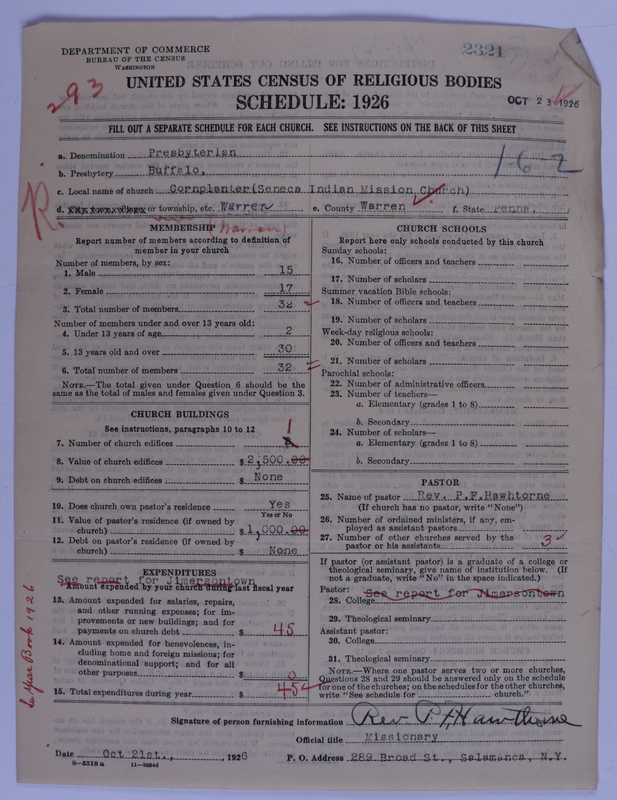Scan of Presbyterian Church in the United States of America: 2321