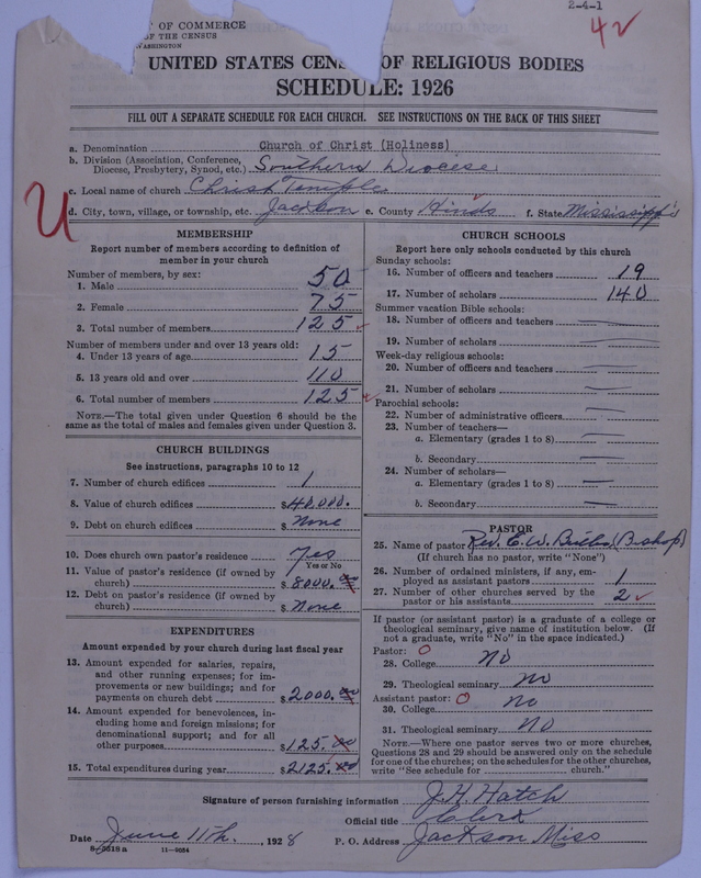 Scan of Church of Christ (Holiness) U.S.A.: 42