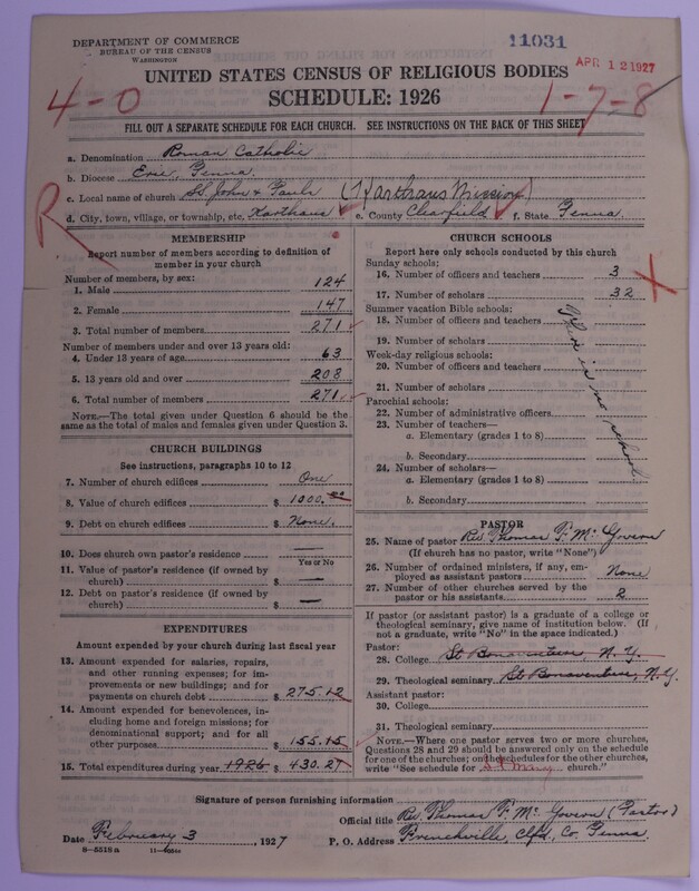 Scan of Roman Catholic Church: 11031