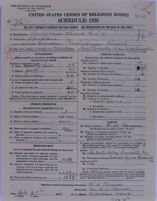 Scan of Presbyterian Church in the United States of America: 8353