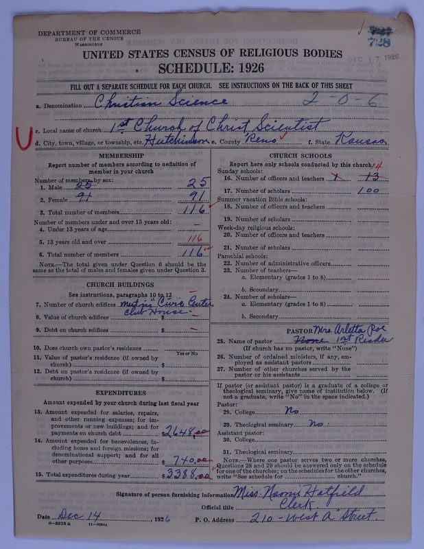 Scan of Church of Christ, Scientist: 728